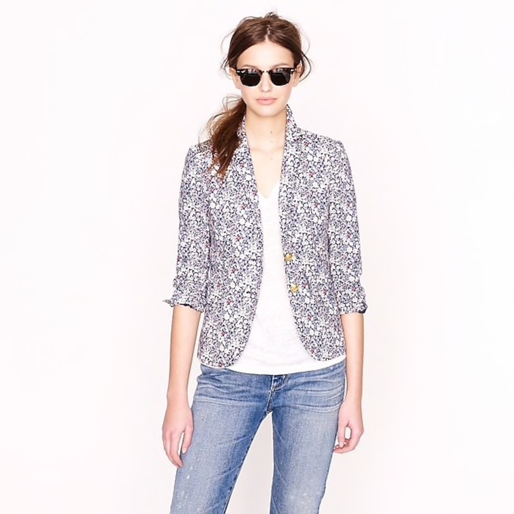 Jcrew Liberty Classic Schoolboy Blazer Size 4